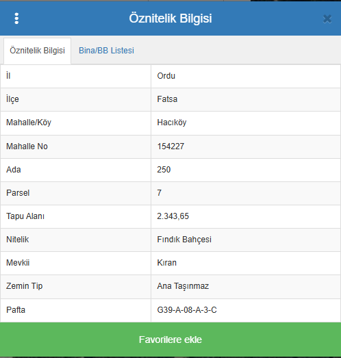 MABEL'DEN FATSA HACIKÖY'DE 2343M2 FIRSAT SATILIK ARSA